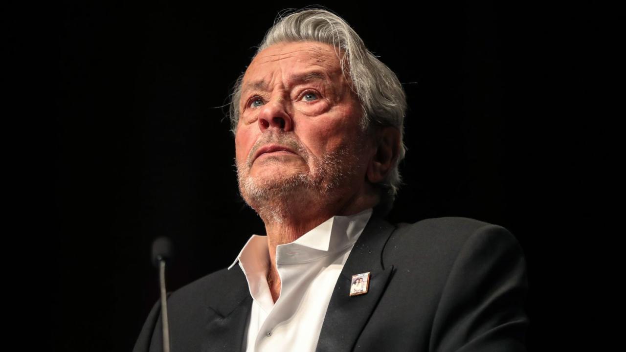 L'acteur français Alain Delon, photographié à Cannes, dans le sud de la France, le 19 mai 2019.